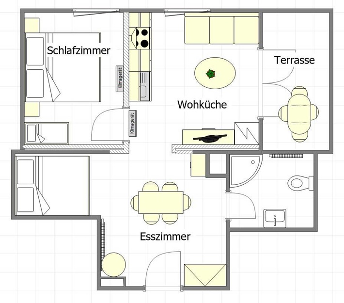 Grundriss Ferienwohnung N4