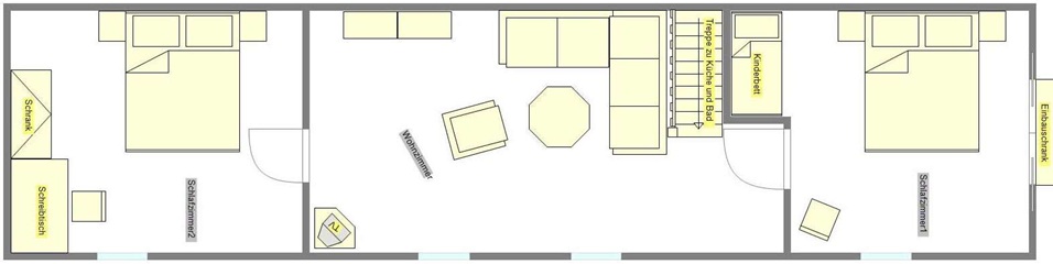 Ferienwohnung H2 Grundriss